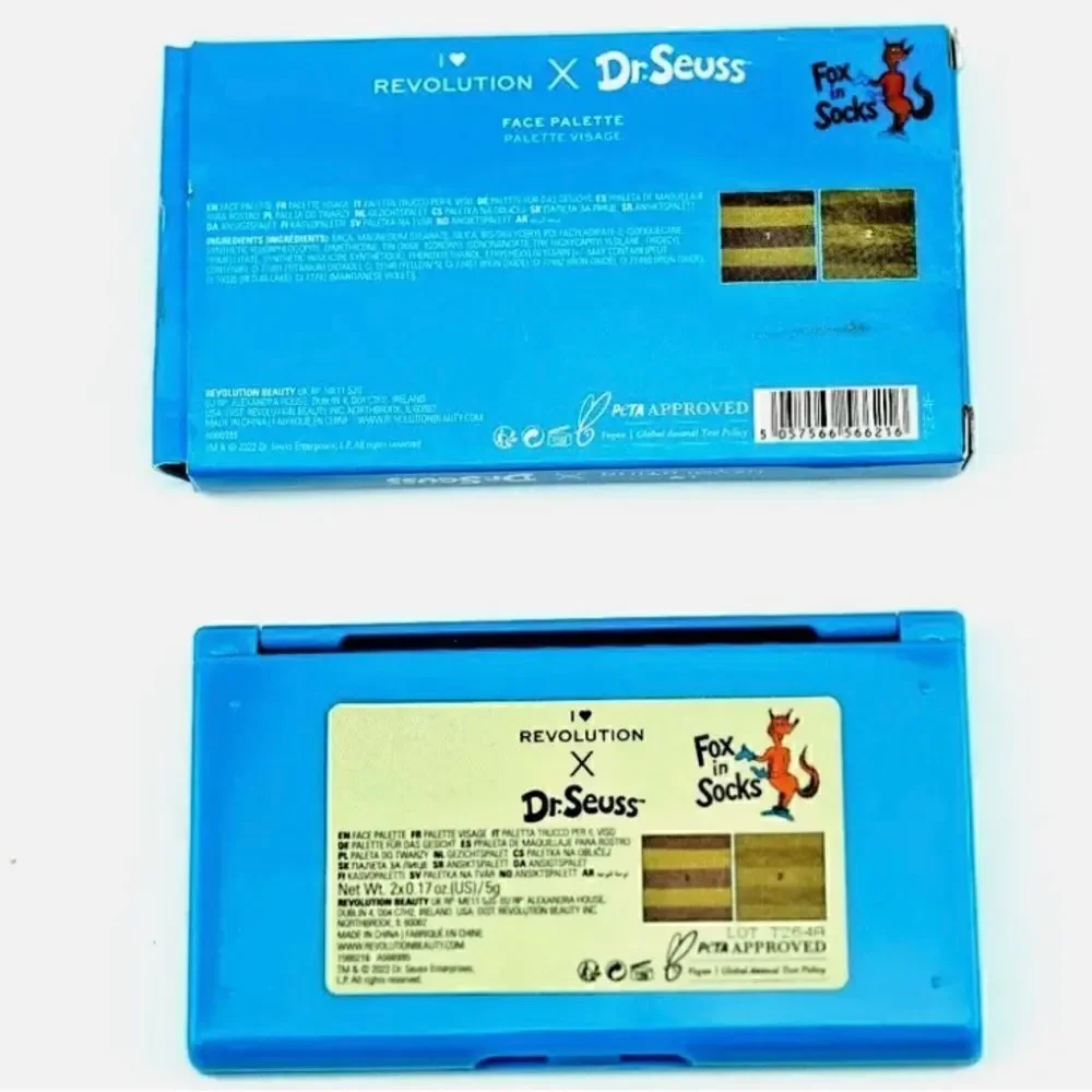 NWT/NIB Revolution Dr Seuss contour palette